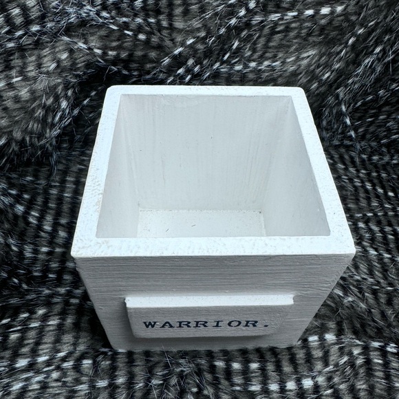 “Warrior.” Multi Purpose Holder Box 4.5”x4.5”x4.5” - Picture 4 of 5